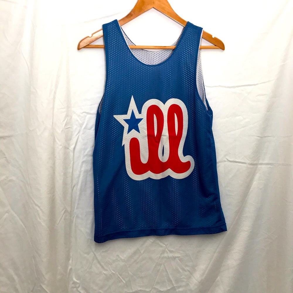 ill Philly Philadelphia mesh jersey blue and white